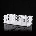 Plastic Lab Tube Rack Storage Stand Holder Detachable for 25mm ID, 24 Holes