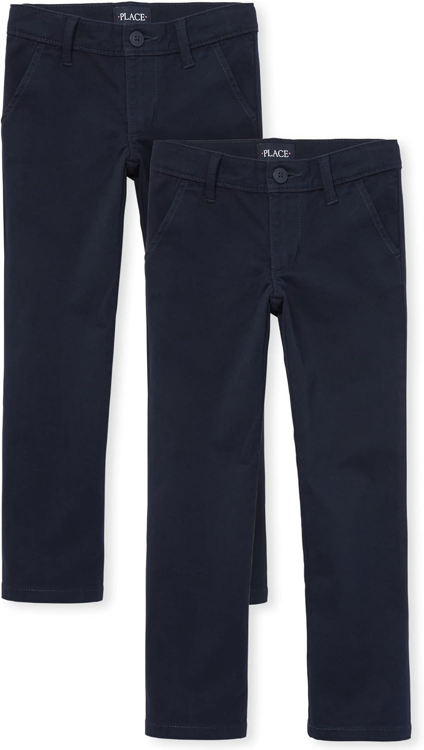 The Children’s Place Girls Stretch Skinny Chino Pants, multipacks