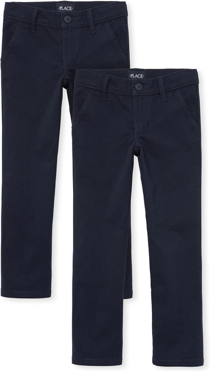 The Children’s Place Girls Stretch Skinny Chino Pants, multipacks