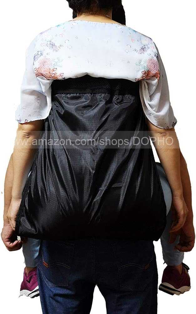 Double Layer Patient Lift Sling Carrier One-Person Transferring Belt for Carrying Up and Down Stairs to