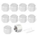 TAISHER 10Pcs 304 SS Cap Pipe Plug Socket Fitting 1/2" NPT Female