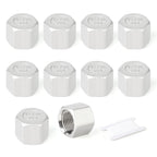 TAISHER 10Pcs 304 SS Cap Pipe Plug Socket Fitting 1/2" NPT Female
