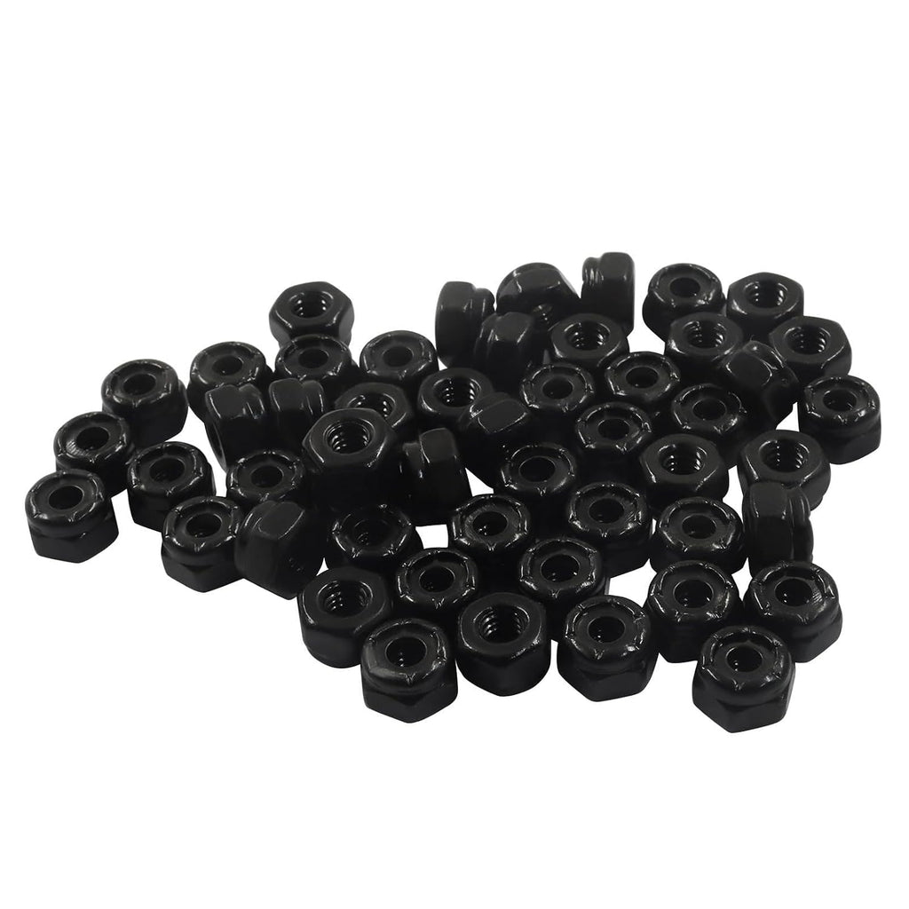50 Pack #8-32 Nylon Insert Hex Lock Nuts