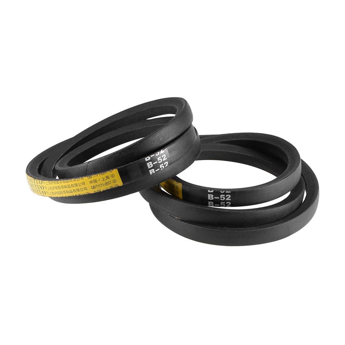 uxcell B52 V-Belts 52" Pitch Length, B-Section Rubber Drive Belt 2pcs