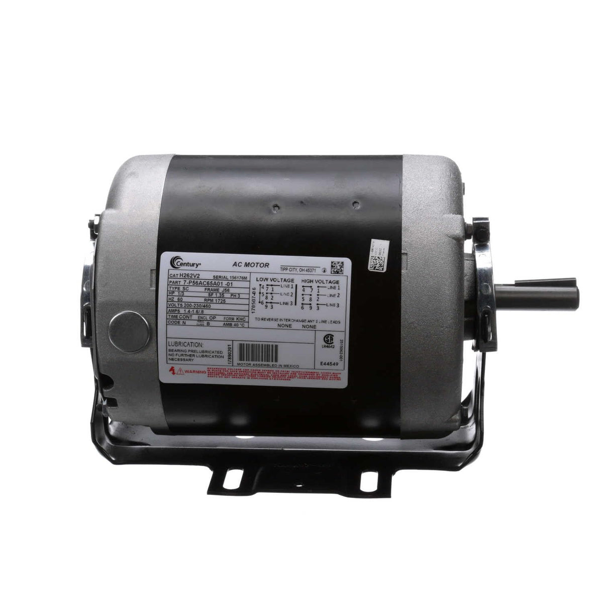 A.O. Smith H262V2 Motor 56FR
