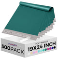 Large Poly Mailers 19x24" 500 Pcs,Shipping Bags for Clothing