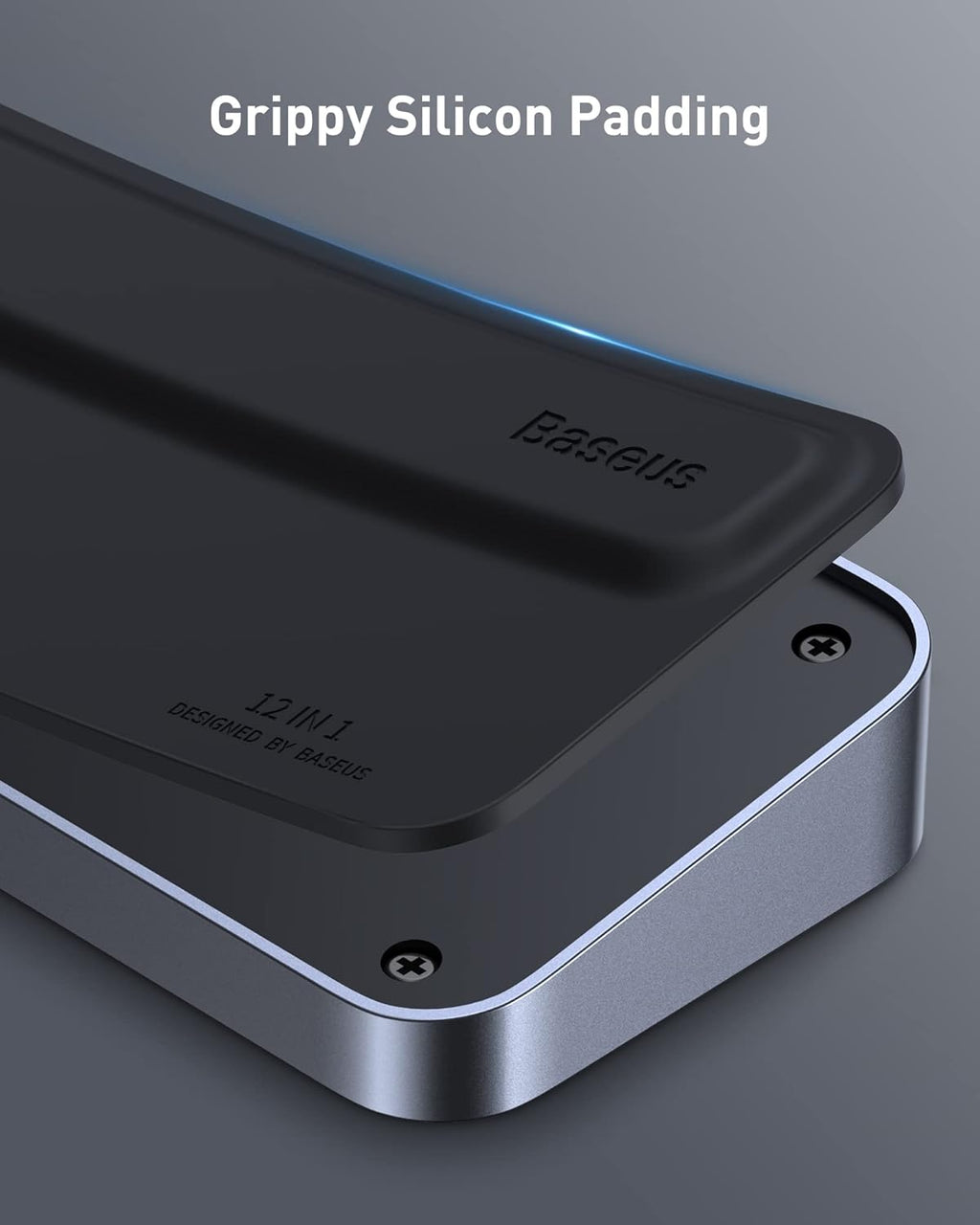 Laptop Docking Station, 4K Multitasking Docking Station with 2 HDMI+DP, PD, 3 USB-A, RJ45, Audio, TF/SD Card Reader