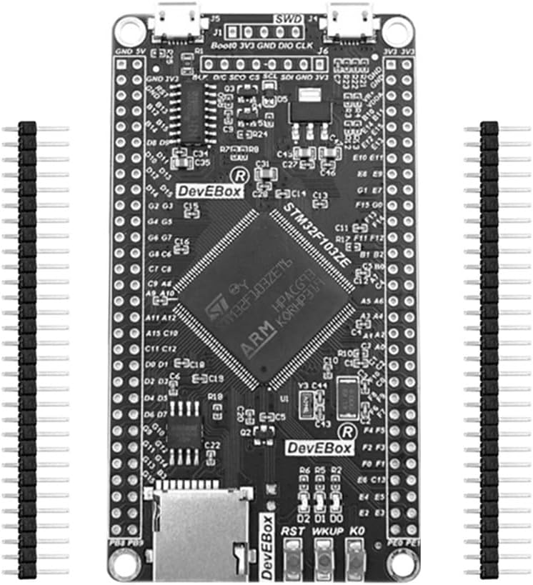 STM32F103ZET6 Development Board, STM32 Core Boards with 8MHz RTC Crystal & SWD Debug Interface for Electronics Hobbyists