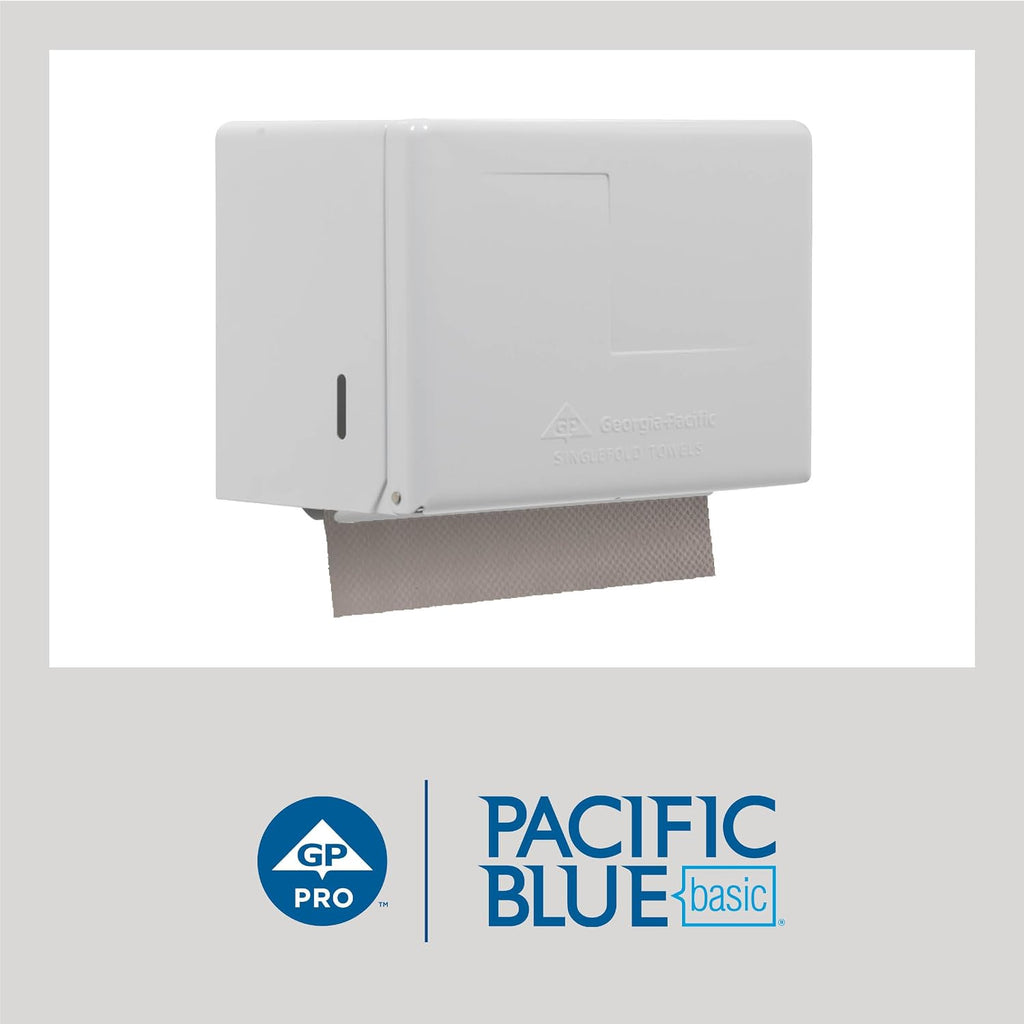 Pacific Blue Basic S-Fold Recycled Paper Towels by GP PRO (Georgia-Pacific), Brown, 23504, 250 Towels Per Pack, 16