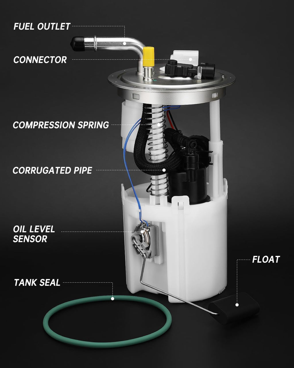 OKLPF Electric Fuel Pump Fits For 05-07 Chevy Trailblazer GMC Envoy