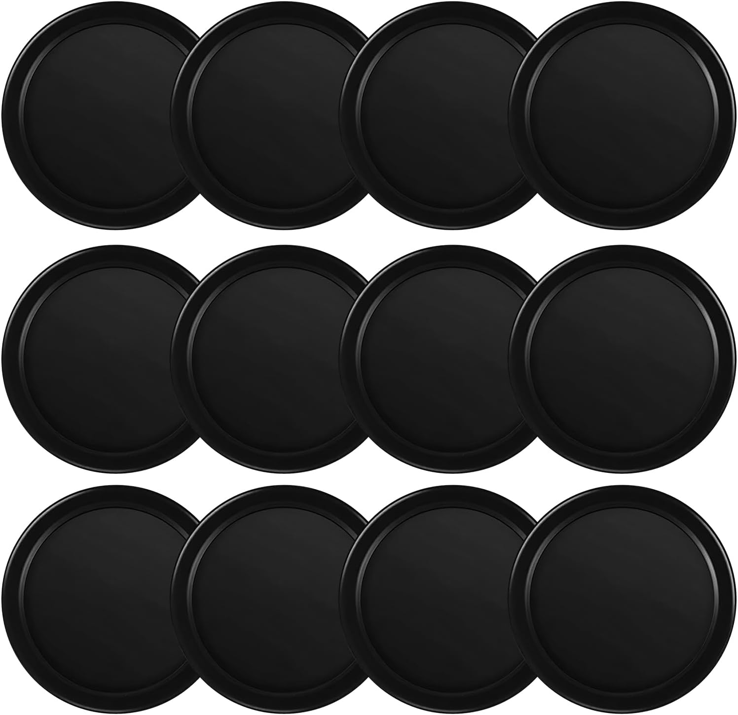 3 1/4 Inches Air Hockey Pucks 12 Pack Full Size Heavy Replacement Pucks for Game Tables Equipment Accessories