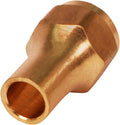 Highcraft G41M-38 Brass Long Nut for Flare Pipe Fittings; 3/8" O.D. Connection