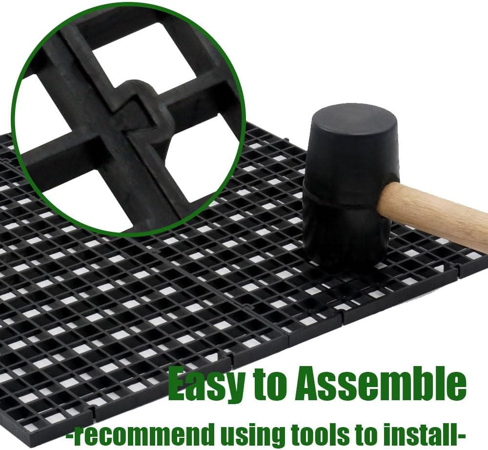 Fish Tank Anti-Jump Set, Aquarium Lid, 8 Pieces 5.9x11.8in/15x30cm Plastic Grid with 6 Brackets and 20 Cable Ties
