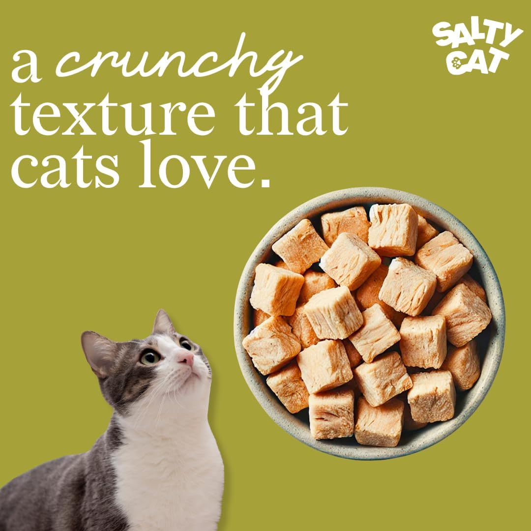 Natural Freeze-Dried Tuna Cat Treats, 10g Bag (12 Pack)