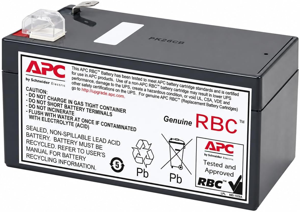 APC Genuine UPS Replacement Battery RBC35 for Models BE350G, BE350C
