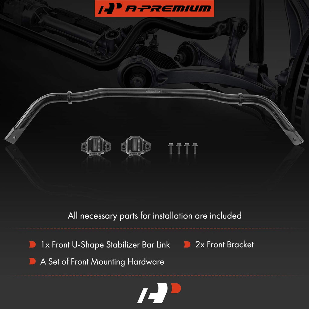 A-Premium [36mm] Front Suspension Stabilizer Bar Link Kit, with Bracket