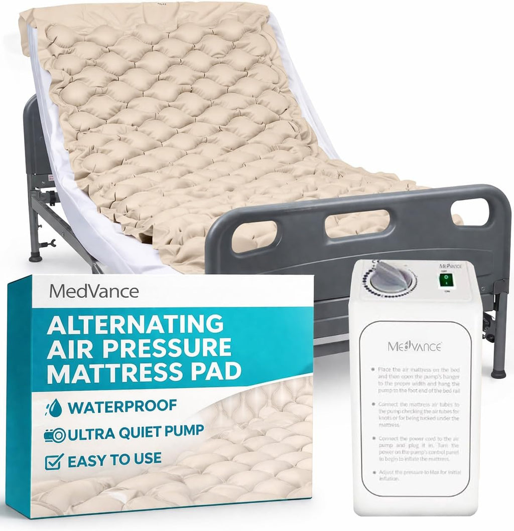 Premium Alternating Air Pressure Mattress Pad with Quiet Pump
