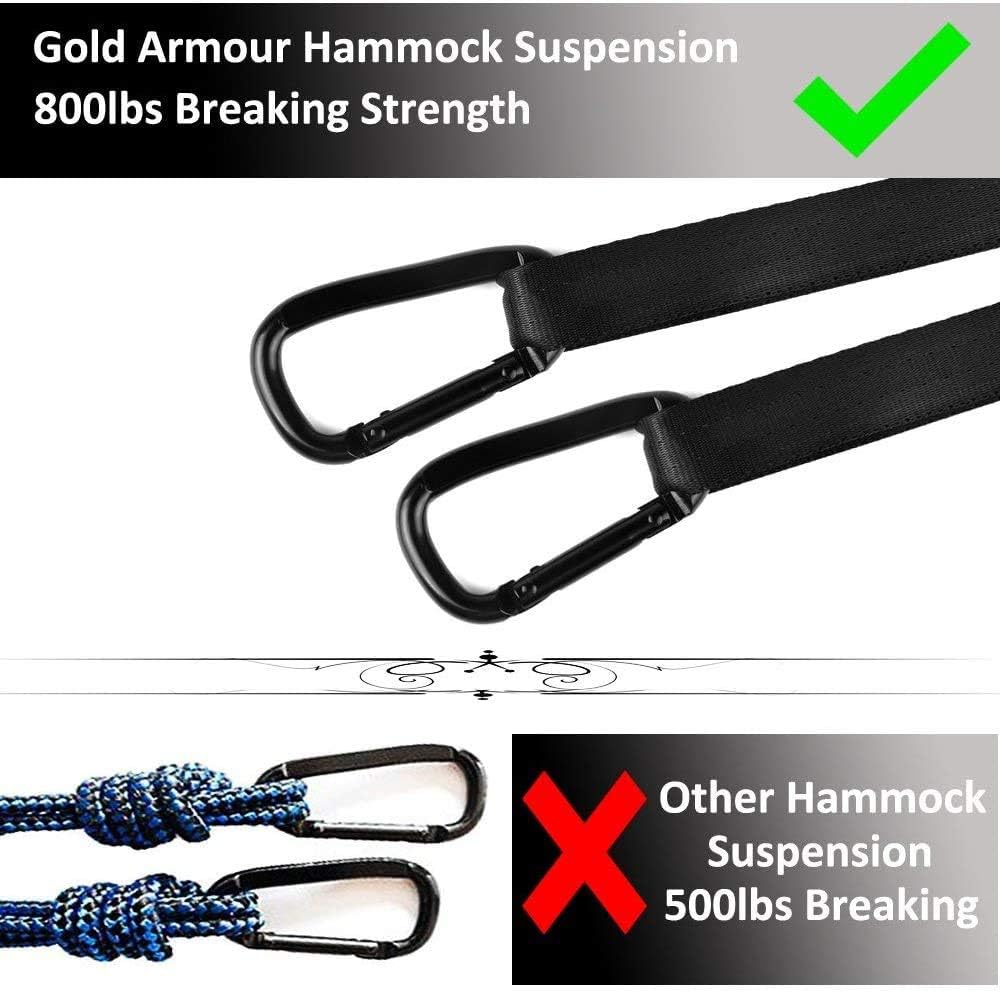 Camping Hammock - Portable Hammock Single Hammock Camping Accessories Gear for Outdoor Indoor Adult Kids, USA Based