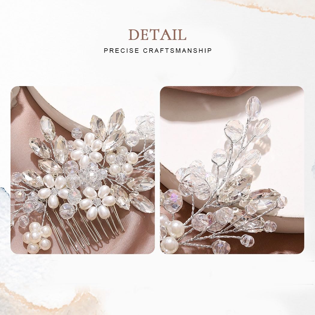Wedding Hair Accessories Bridal Hair Pieces Pearl Hair Comb