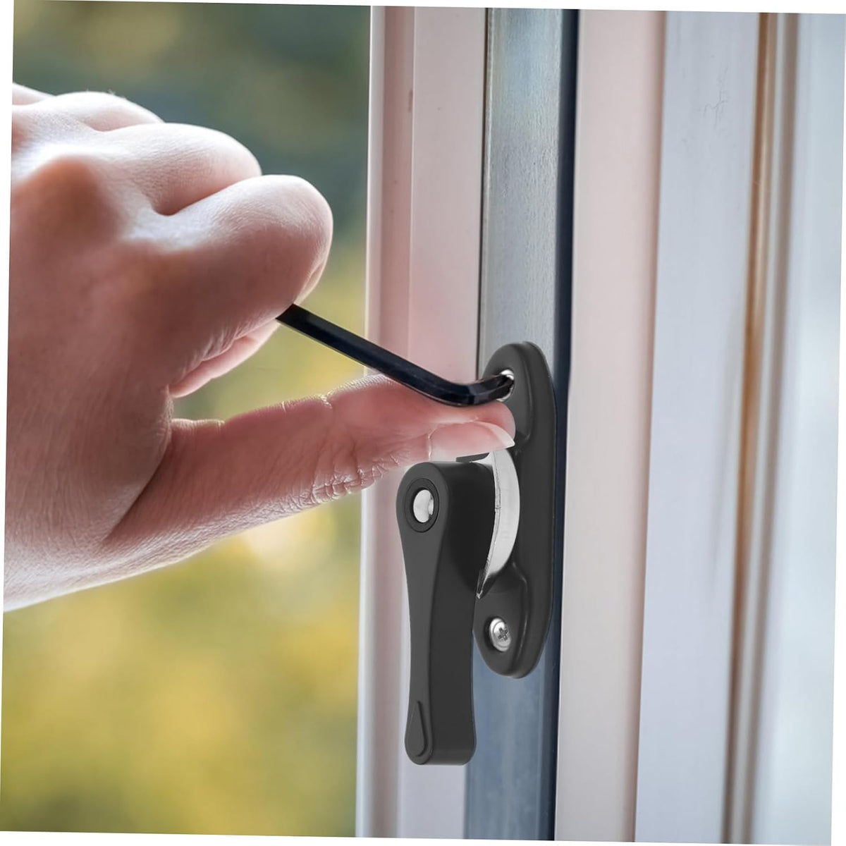 2 Sets Sliding Window Sash Locks for Double Hung Vinyl Windows