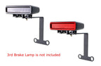 iJDMTOY High Mount Third Brake Light Relocation Kit For Jeep Wrangler JL