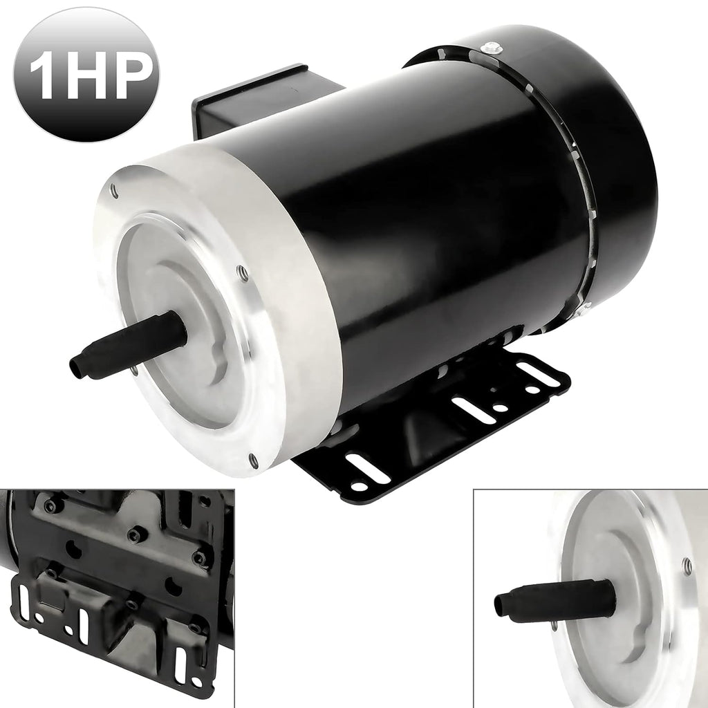 1HP General Electric Motor 1725RPM Three Phase 56C Frame 230V/460V TEFC