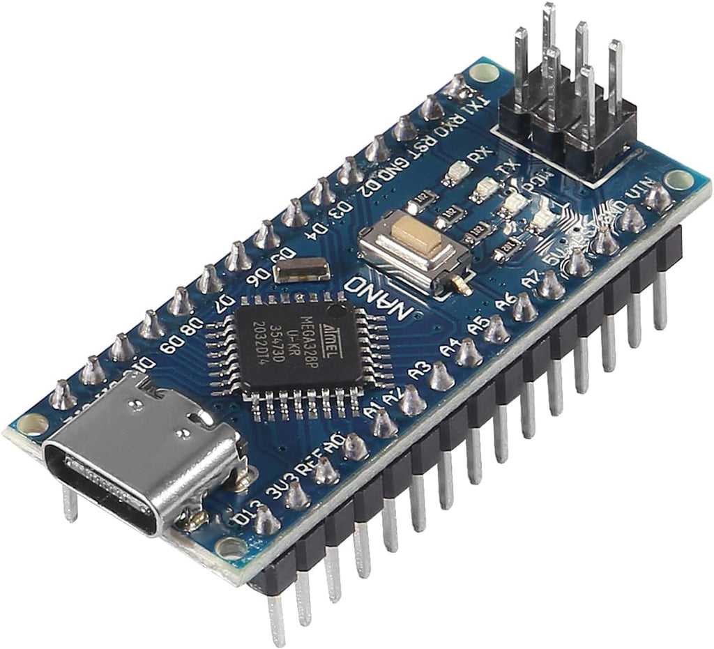 10PCS USB C Nano V3.0 Board, ATmega328P, CH340G Chip 5V 16M, Microcontroller Compatible with Arduino