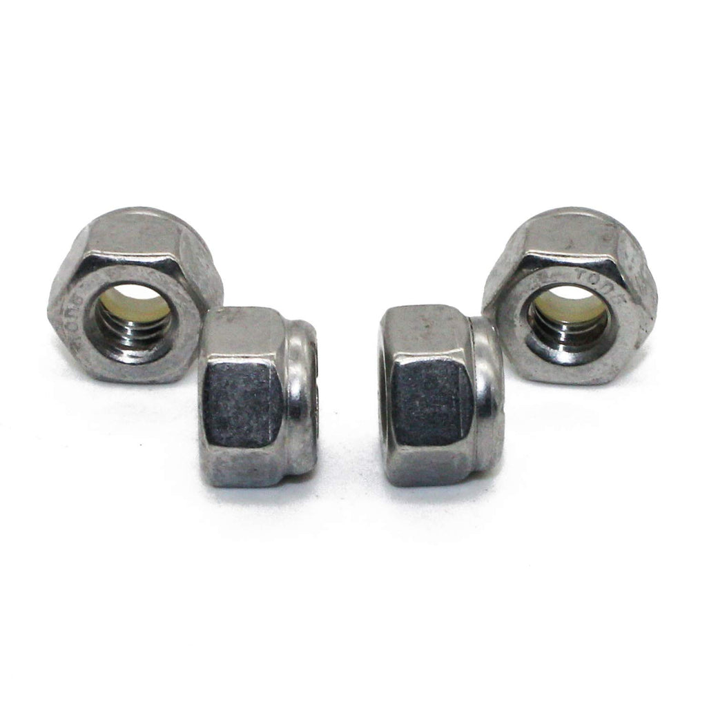 Fullerkreg 1/4-20 Nylon Insert Hex Lock Nuts, 50Pcs