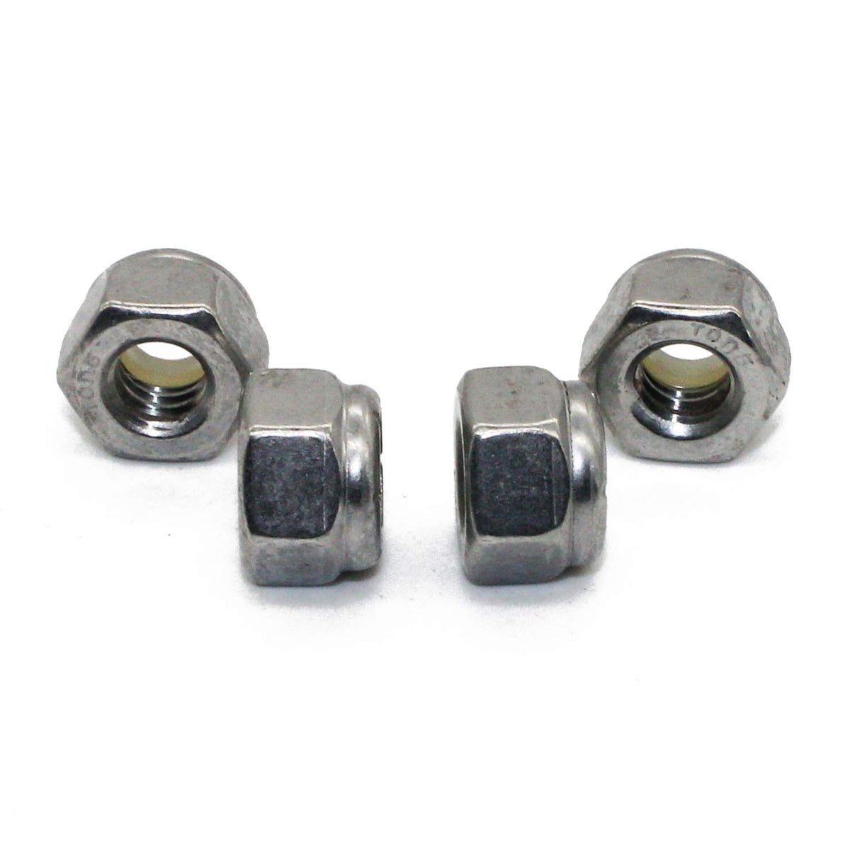 Fullerkreg 1/4-20 Nylon Insert Hex Lock Nuts, 50Pcs