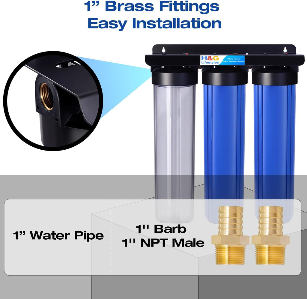Whole House Water Filter System,Iron Filter for Well Water
