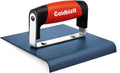 Concrete Edger Tool, 6" x 6" Blue Steel Edger (3/8"R, 1/2"L) | High Carbon Steel Concrete Finishing Tools, Masonry