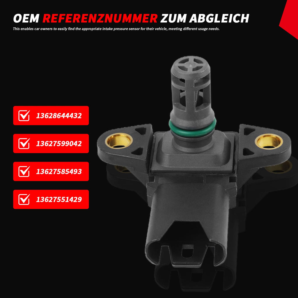 Bomunik 13627585493 MAP Sensor Compatible with BMW Turbo Models
