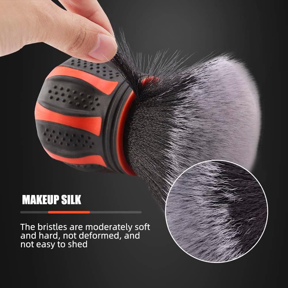 Ultra Soft Detailing Brush, Car Detail Brush, Orange Handle XL Synthetic Brush - Ultra Soft Bristles, Comes with