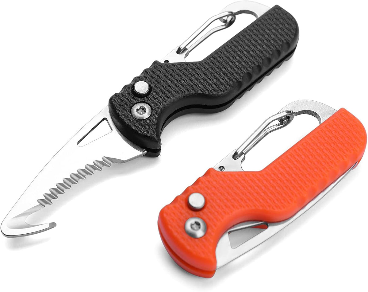 Safety Box Cutter, EDC Package Opener with Hook Blade