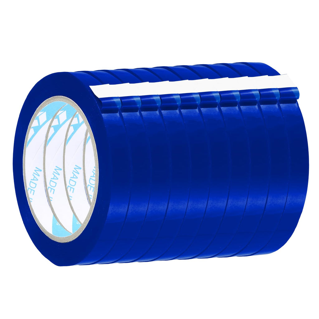 10 Pcs Poly Bag Sealing Tape, 1/2" x 100 Yard, Navy Blue