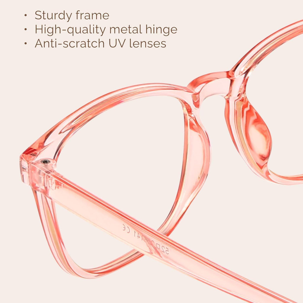 6 Pack Blue Light Blocking Glasses for Women Men – Stylish Computer & Gaming Glasses, Fashion Square Frame Eyewear