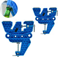 Ski Snowboard Vise for Tuning,Waxing and Repair,Set of Non-Slip Vice Grips with Horizontal and Vertical and Tilt