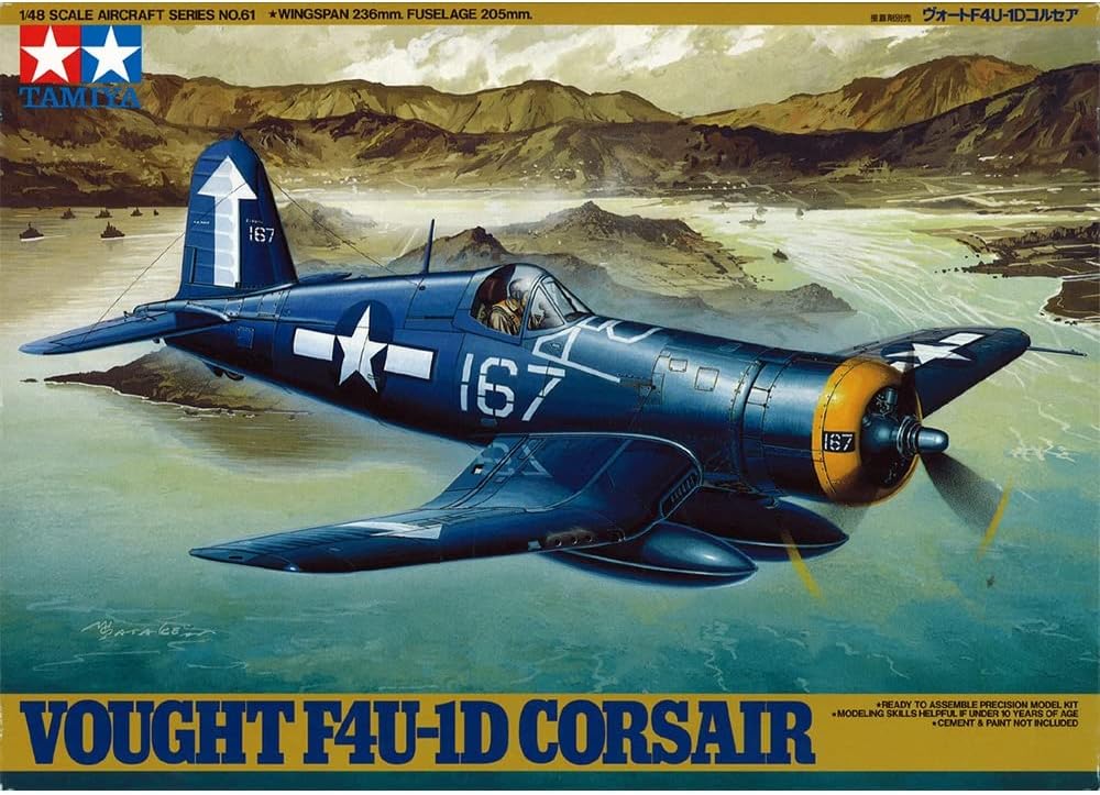 61061 1/48 Vought F4U-1D Corsair Plastic Model Airplane Kit