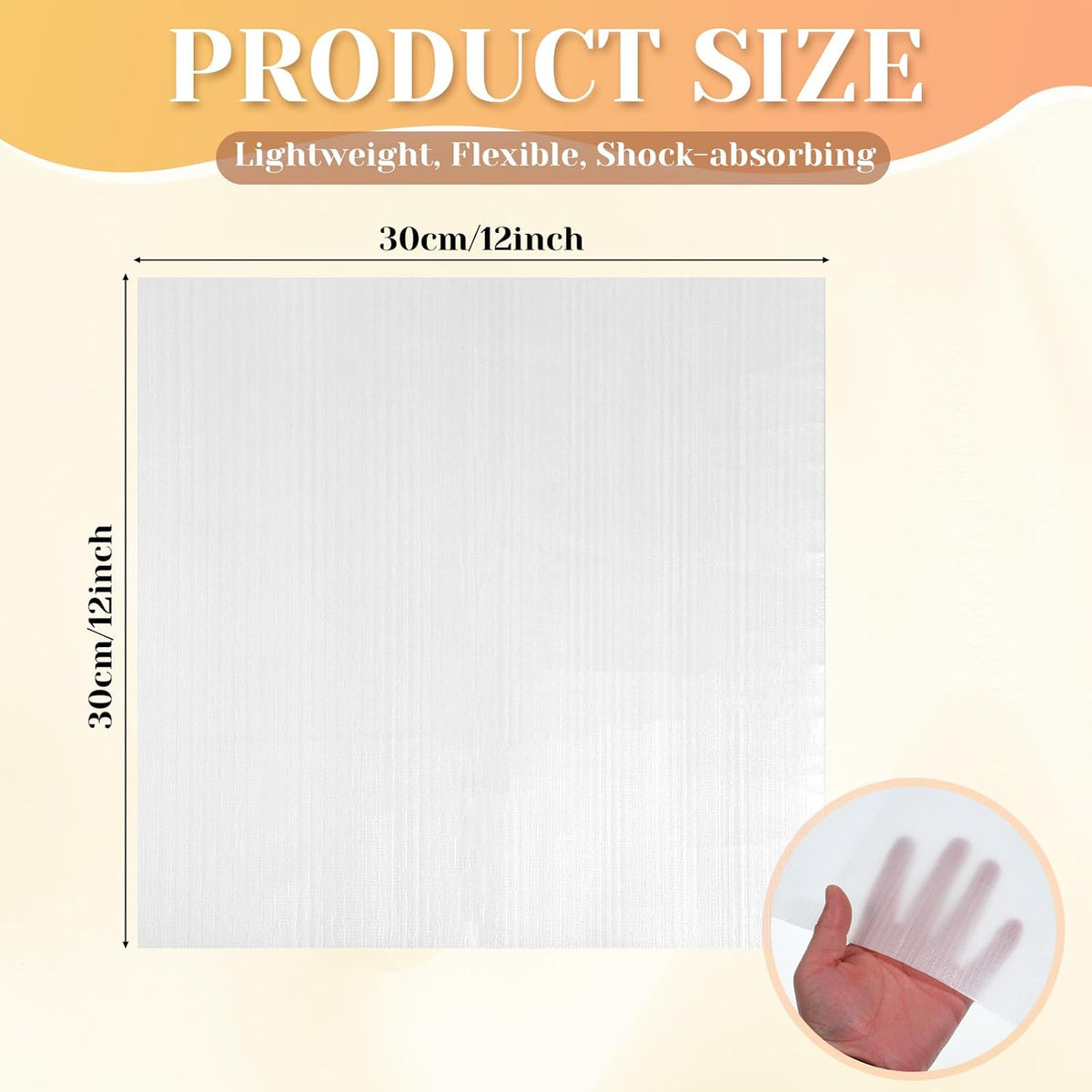 12"x12" Foam Wrap Sheets for Packing, 50 Pack Dish Packing Supplies for Moving Cushion Foam Pouches Cushioning Foams