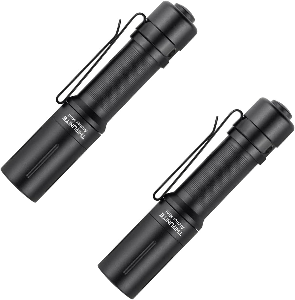 Archer Mini EDC Flashlight, USB-C Rechargeable Pocket Flashlights 405 Lumens, IPX8 Waterproof Mini Penlight with Clip