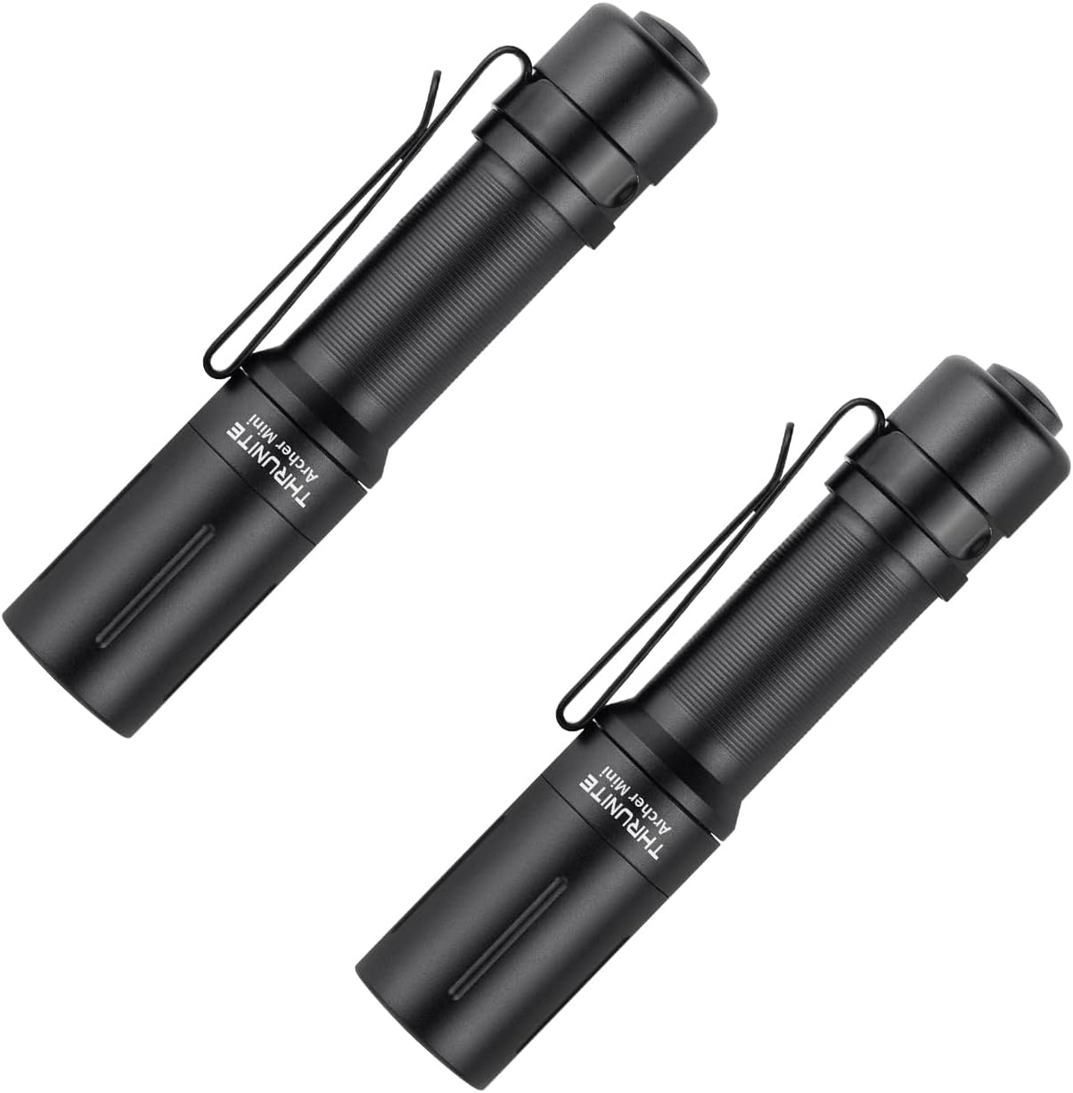 Archer Mini EDC Flashlight, USB-C Rechargeable Pocket Flashlights 405 Lumens, IPX8 Waterproof Mini Penlight with Clip