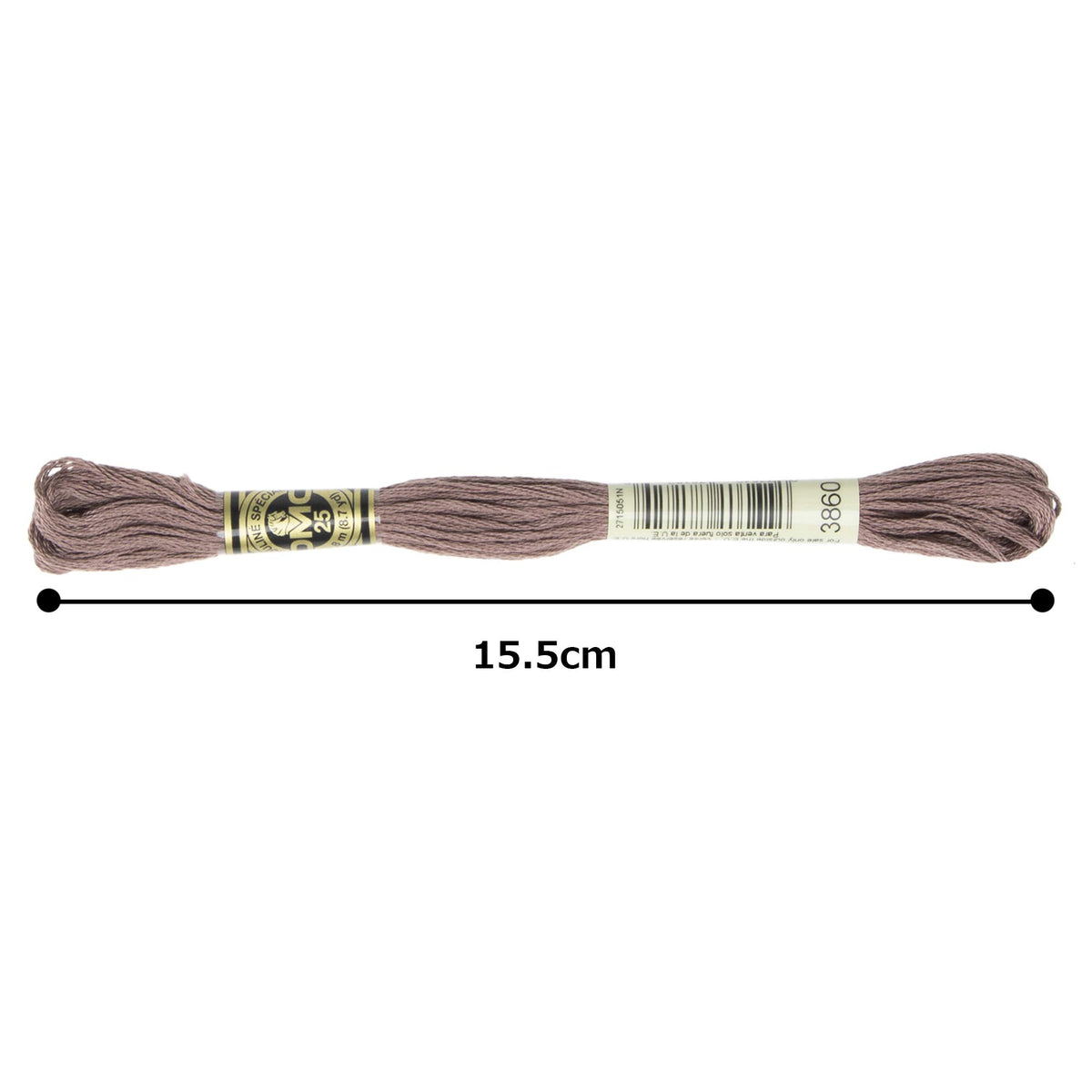 6-Strand Embroidery Cotton Floss, Cocoa