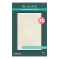 3D Embossing Folder 5.5"x8.5" - Four Petal Floral