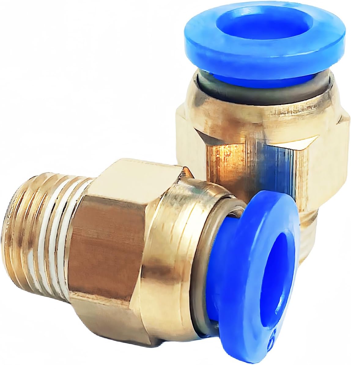 PC6-01, Pneumatic Push-to-Connect Fitting, Air Line Push-to-Connect Fitting, 20-Pack