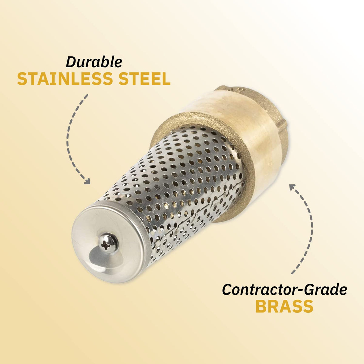 Foot Valve, 1 1/4" Female connection