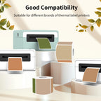 Square Thermal Labels Stickers 2" x 2", Self-Adhesive Waterproof Square Direct Thermal Labels Stickers, Perforation