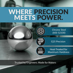 PGN 3/4" Chrome Steel Bearing Ball G25 (150 Pcs)
