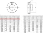 1/4" Bore Shaft Collar Solid Steel Style Zinc Plated Set Screw for Machinery and Industrial Use