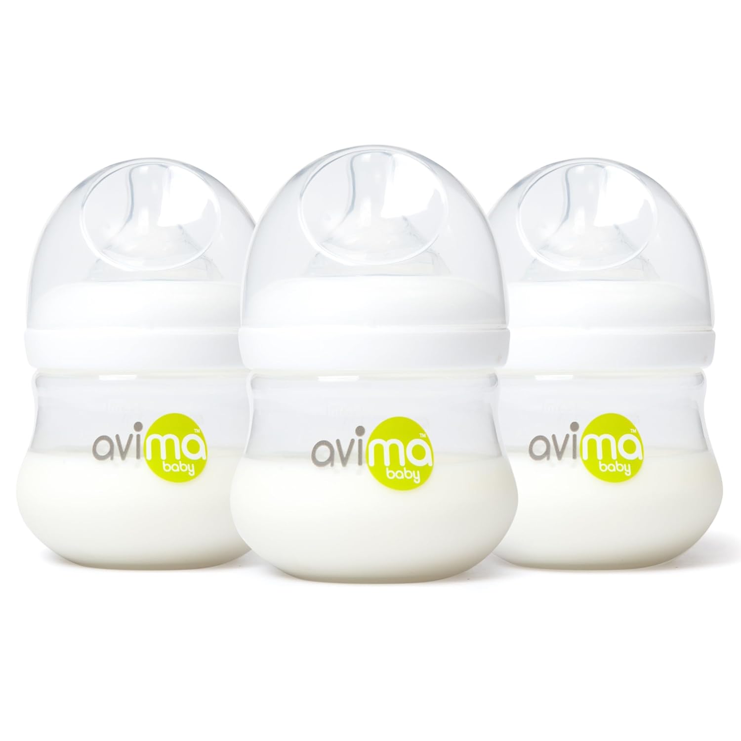 Baby 4 oz Anti Colic Baby Bottles for Breastfed Babies - Slow Flow Nipples, Wide Neck Bottle, BPA Free - Newborn 0-3