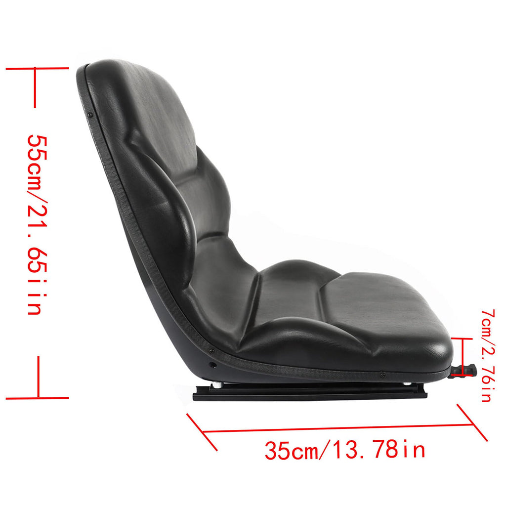 waltyotur Black Seat Replacement for Case Backhoe Loader 580C 580D 580E